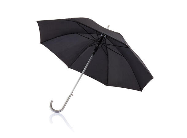 Deluxe 23" aluminium paraply sort 
